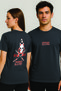 Lenithra Demon Slayer Anime Back Printed Unisex Oversize Smoked T-Shirt