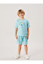 Lcw kids bicycle collar printed boy's t-shirt - 2