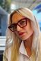 Women's Felicia Blue Light Protection Relaxing Cat Eye Model Display Glasses - 8