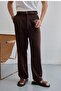 Durry Brown Men's Double Pleated Baggy Pants - 6