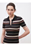 Black Polo Neck Patterned Knitwear Dress - 4