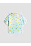 Giyçık Store Den Mixed Lemon Printed Girls' Shirt - 2