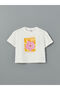 Crew Neck Floral Girl's T-Shirt and Skirt - 4