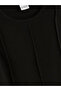 Black Crew Neck Girl's Undershirt - 2