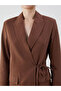 Linen Blended Women's Blazer Jacket - 3