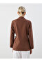 Linen Blended Women's Blazer Jacket - 4