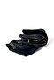 Genuine Leather Black Matte Snake Print Women's Shoulder Bag - 6