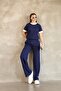 Women's Stripe Detailed Tracksuit Set Straight Leg Comfortable Fit - 5