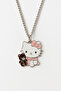 قلادات للأطفال باللون الفضي مع تصميم Hello Kity Cinnammaroll - 3