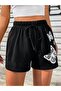 Printed Short Women's Shorts Black Shorts Printed - 2