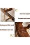 Oval C Side Table, C Shaped Side Table, Small Side Table, Couch Tables That Slide Under, - 4