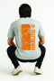 Lenithra Naruto Anime Back Printed Unisex Oversize Gray T-Shirt