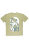 Lenithra One Piece Luffy Anime Back Printed Unisex Oversize Beige T-Shirt - 3