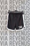 Not Scared Printed Piping Detailed Sports Training Shorts