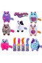 Misfittens Surprise Plush Rabbit Cat Toys Sweet Collectible Cute Figure Set
