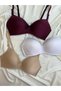 Lotus Unpadded Underwire Gatherer Economic Package Set of 3 Bras - 4