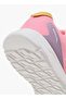 Girls Logo Print Sports Shoes with Hook and Loop Closure - 5