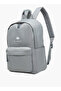 Logo Print School Backpack with Zip Closure and Adjustable Strap - 29x15x42 cm - 2