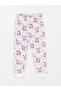 Crew Neck Patterned Long Sleeve Baby Girl Pajama Set - 4