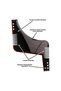 Beard comb, black, translucent - 3