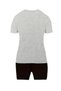 Women's Paris Romantic Printed T-Shirt, Scuba Diver Short Leggings (Leggings T-Shirt Set) - 3