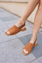 Raggi̇o Women's Taba Suet Back Rubber Detail Slippers - 3