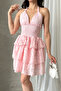 Imported Halter Neck Gipeli Design Fisto Dress - 4