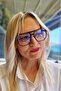 Unisex Marlow Blue Light Protection Relaxing Square Model Display Glasses - 3