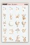 Cute Toys Soft Baby Room Themed Sticker Set - 40 Pieces of Label Stickers - 3