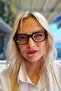 Women's Mandy Blue Light Protection Relaxing Cat Eye Model Display Glasses - 2