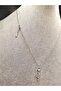 Silver Color Stone Snake Model Steel Necklace - 3