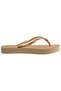 Slim Flatform Women's Yellow Slippers - 4144537 - 6