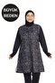 Battal Large Size Lycra Long Sleeve Full Covered Hijab Swimsuit