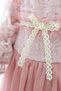 Baby Girl Dress Girls Kids Dress Birthday Party Wedding Dress Ruched Long Sleeve Lined Dress - 5