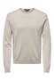 Onswyler Life Reg 14 Ls Crew Knit Noos 22020088 Silver Lining