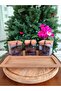 Adenya Sepeti Geraldin 3-Compartment Spice Rack Smoked Plastic-Wood Material with Aesthetic Kitchen Accessory - 5