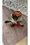 Bowknot Bow with Cherry Detail over Bone Bowknot Taba&Brown Mix Color Stylish Bowknot - 2