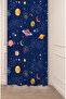 Space Planet Star Patterned Special Design Digital Printed (Single Wing) Modern Children's Room Background Curtain