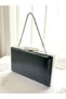 Black Color Matte Skin Leather Women Evening Dress Bag Wedding Engagement Graduation