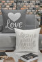 Set of 4 Double-Sided Digital Print Cushion Covers (Punch Embroidery Pattern Look)