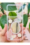 Redmi Note 13 Pro 4g Case 3D Butterfly Rose Pattern Mirrored Glitter Transparent Design Silicone Cover - 5
