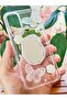 Redmi Note 8 Case 3D Butterfly Rose Pattern Mirrored Glitter Transparent Design Silicone Cover - 4