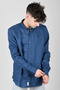 Mill Brook Linen Shirt Men's Navy Blue Shirt - Tb0A2Dc3 - 2
