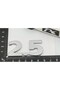 2.5 Gray Abs Luggage Lettering Logo Coat of Arms Compatible with Jaguar - 2