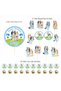 7 Year Old Bluey Birthday Cake Decoration Standing Board Set - 3