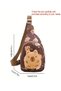 Animal Zippered Unisex Capybara Illustrated Girl Boy Child Shoulder Backpack Money Bag - 3