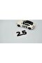 2.5 Black Abs Luggage Lettering Logo Coat of Arms Compatible with Jaguar - 3