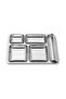4 Piece Picnic Breakfast Metal Table D'Hôte Set (1 Table D'Hôte, 1 Glass, 1 Fork, Spoon) - 4