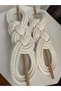Ecru Colored Curtain Buckle Curtain Ornament Curtain Holder Tulle Curtain Braçol Set (2 Pcs) - 4