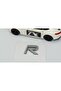 R Rosette Gray 2.2cm Luggage Lettering Logo Coat of Arms Compatible with Volvo - 4